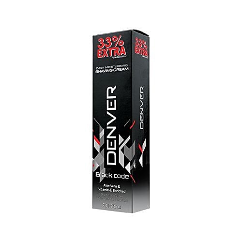 Buy Denver Shaving Cream Black Code Online at Best Price of Rs 53