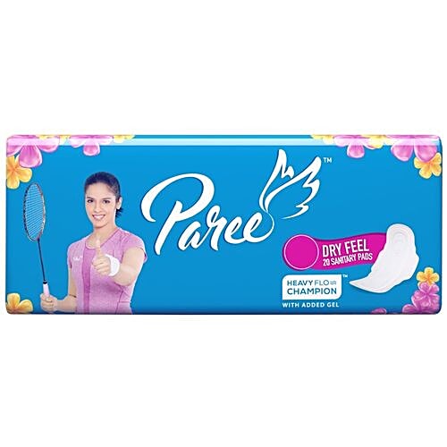 Buy Paree Sanitary Pads Dry Feel Regular 20 Pcs Online At Best Price of