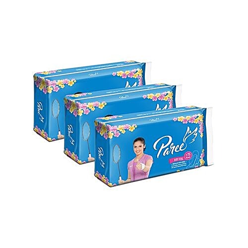 Buy Paree Sanitary Pads Dry Feel with Wings Online at Best Price of