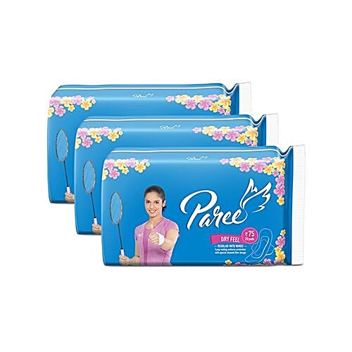 Buy Paree Sanitary Pads Dry Feel with Wings Online at Best Price of