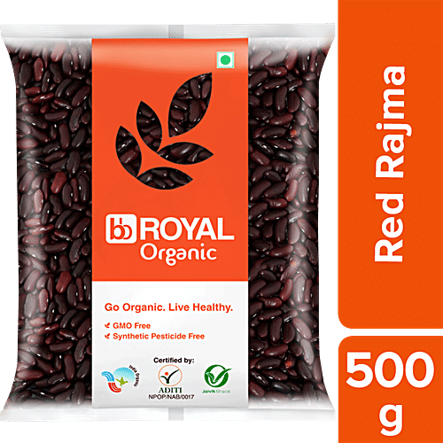 bb Royal Organic Red Rajma, 500 g  