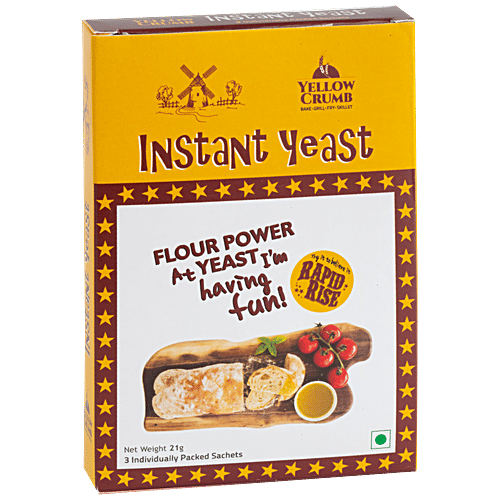 Buy Yellow Crumb Flour Power Instant Dry Yeast Online at Best Price