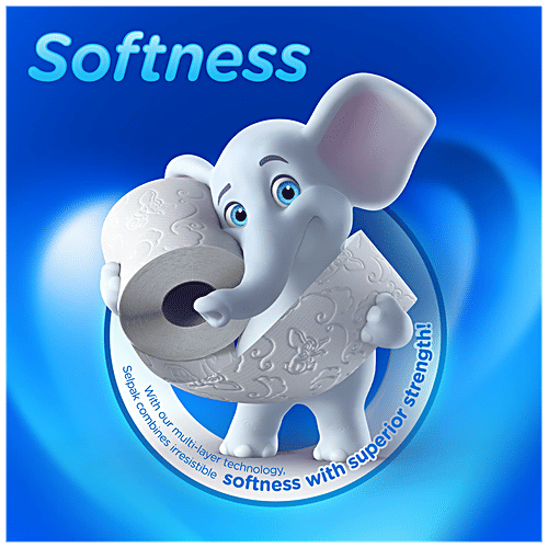 Selpak Super Soft Toilet Paper - 3 Ply, 1 pc (8 Rolls)