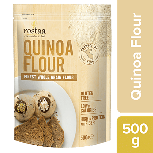 Buy Rostaa Quinoa Flour Finest Whole Grain 500 Gm Online At Best Price