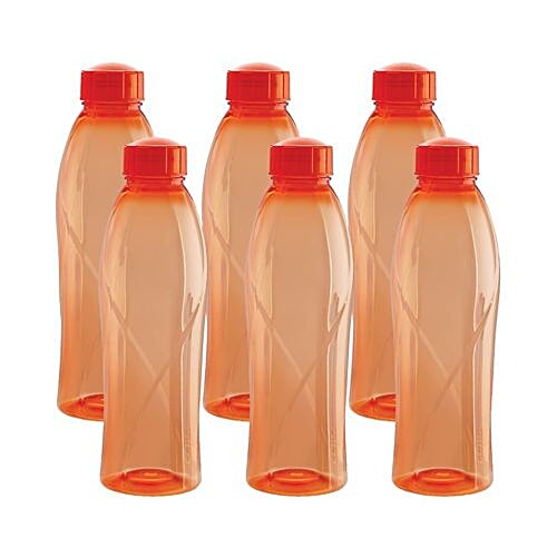 Cello Texas Pet Bottle Set - Orange, 6 pcs  