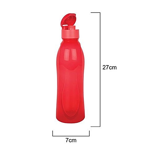 Cello Flip Polypropylene Bottle Set - Fresca, Assorted (Colour May Vary), 1 L  