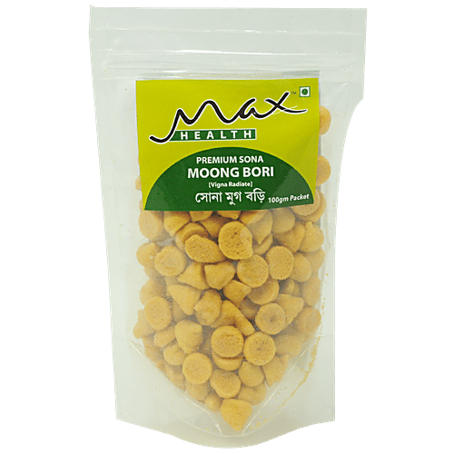 Max Health  Premium Sona Moong Bori, 100 g  Special from Bengal, Zero Cholesterol
