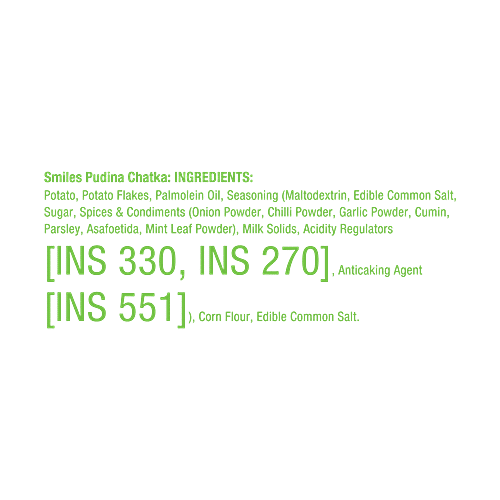 McCain Smiles - Pudina Chatka, 375 g