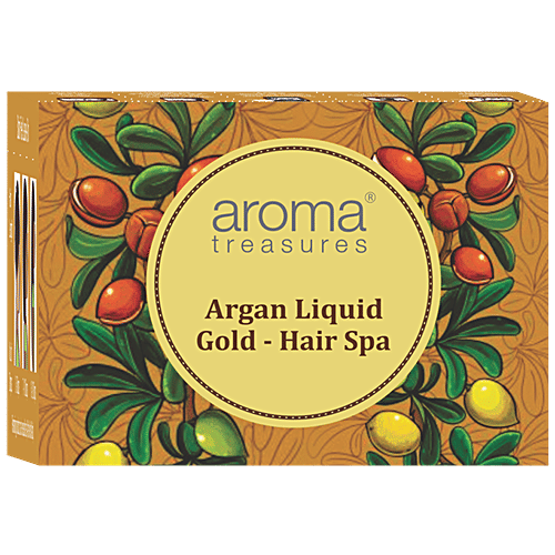 Aroma Treasures Argan-Liquid Gold Hair Spa, 30 g  