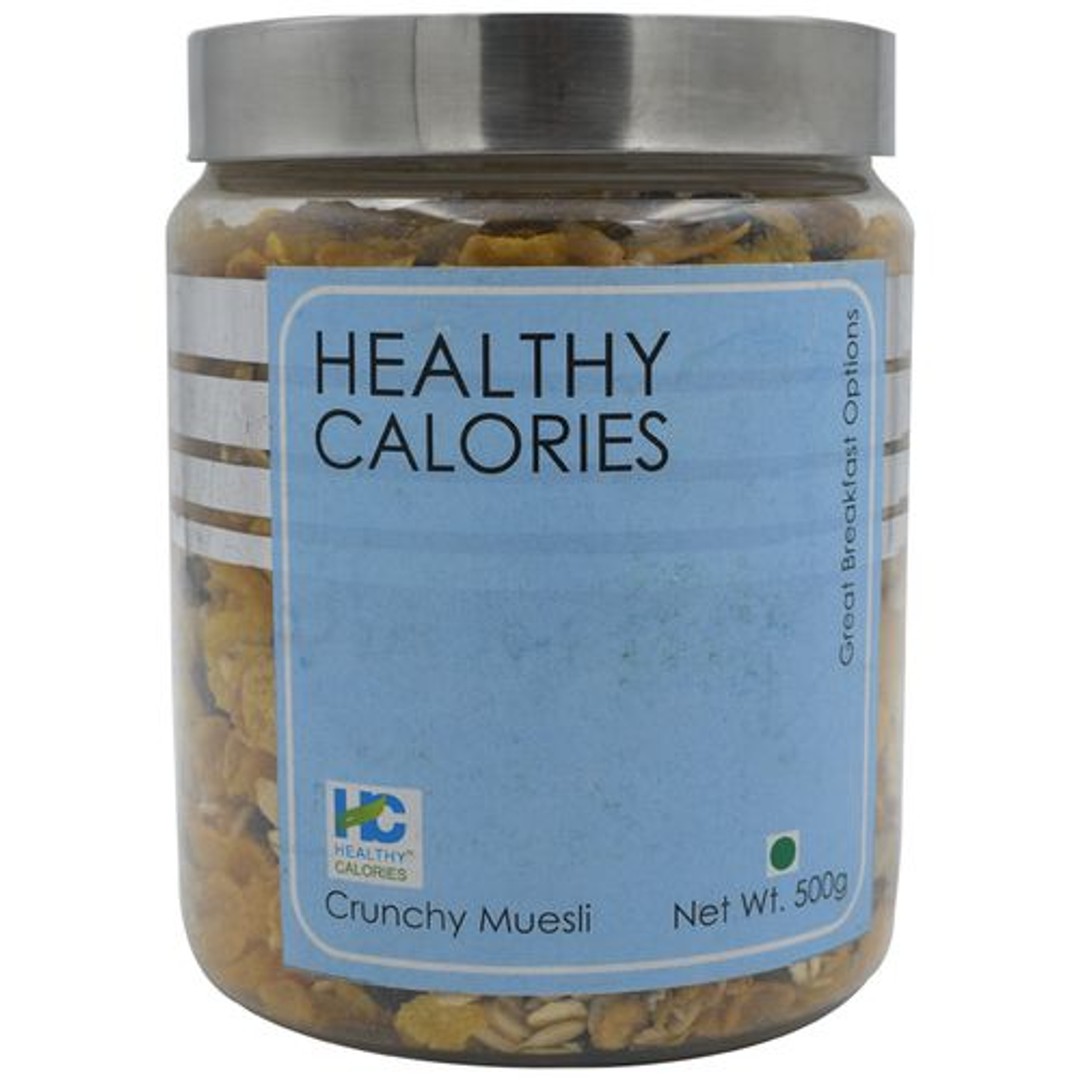 Buy Healthy Calories Gourmet Muesli Unsweetened 500 Gm Online At Best