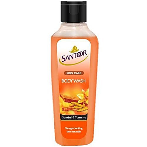 Buy Santoor Body Wash Skin Care Sandal Turmeric 100 Ml Online At Best
