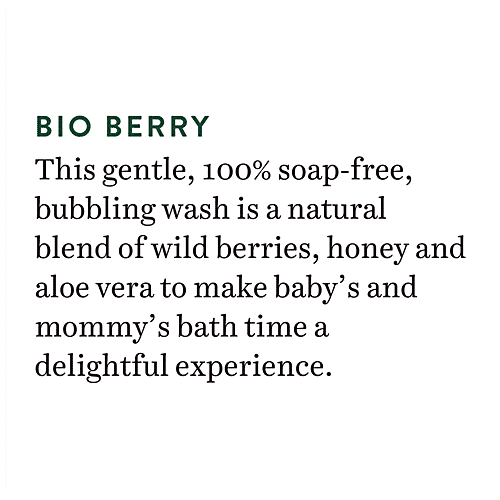 BIOTIQUE Bio Berry Sensitive Mommy & Baby Bubble Bath, 120 ml  100% Soap Free