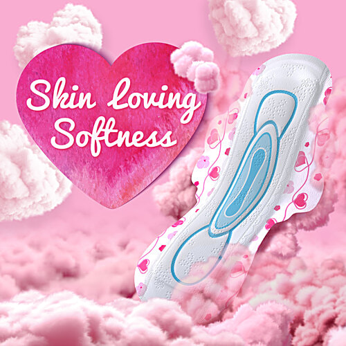 Whisper Whisper Ultra Skin Love Soft Sanitary Pads For Women - XL+, 30 pcs  
