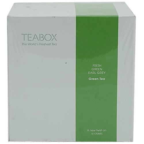 Buy Teabox Green Tea Earl Grey 16 Pcs Online At Best Price of Rs null