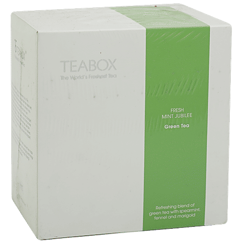 Buy Teabox Green Tea Mint Jubilee 16 Pcs Online At Best Price of Rs 240