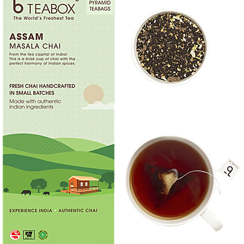 Buy Teabox Assam Tea Masala Chai Blend 16 Pcs Online At Best Price of