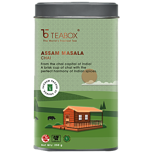 Buy Teabox Chai Assam Masala 100 All Natural Spices 100 Gm Online At