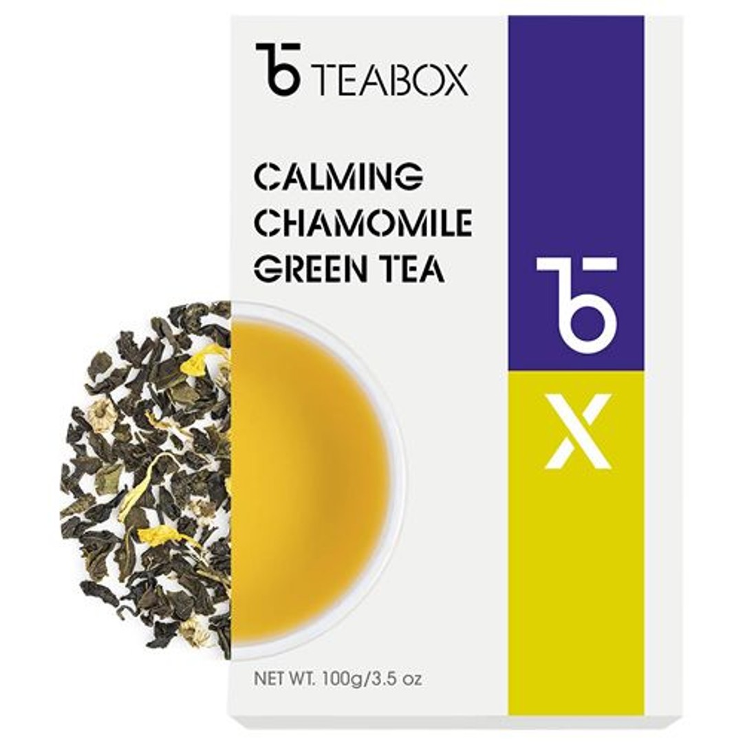 Buy Teabox Green Tea Chamomile Spring All Natural No Added