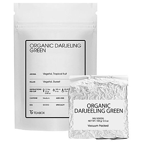 Buy Teabox Organic Green Tea Darjeeling Usda Certified 100 Gm Online At