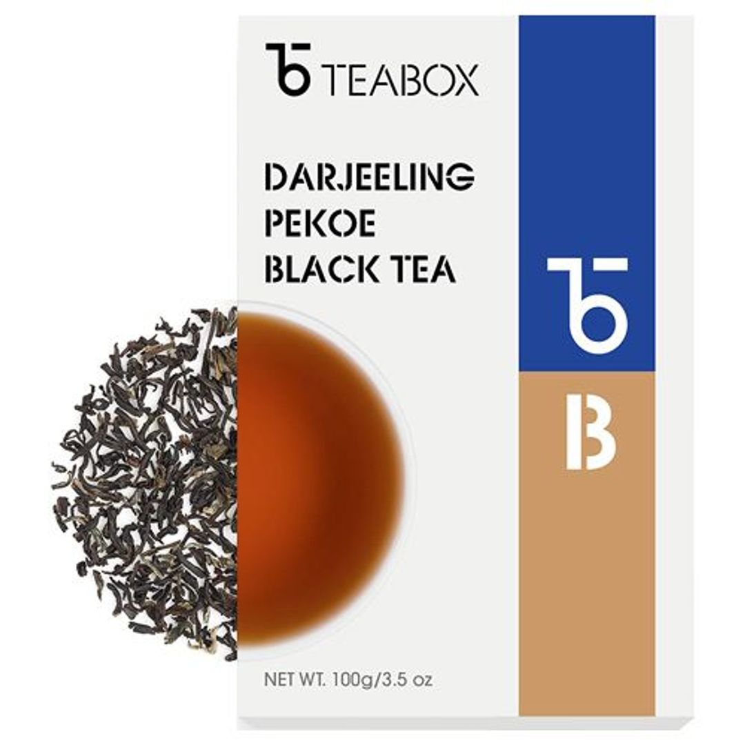 Teabox Darjeeling Pekoe Black Tea, 100 g 