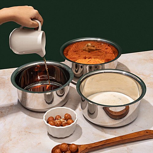 Vinod Stainless Steel Induction Base Tope, 1.4 L