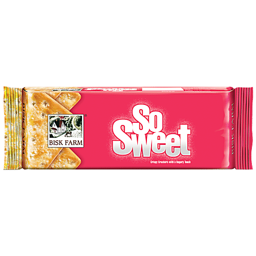 Bisk Farm Biscuits - So Sweet Crispy Crackers, 250 g  