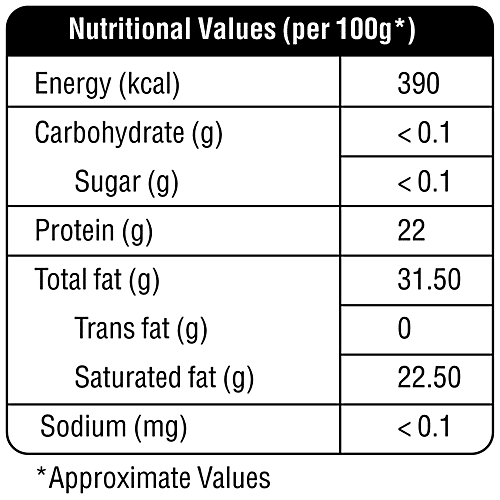 fresho! Signature Gaudamur Manchego Cheese - Block, 100 g Zero Trans Fat