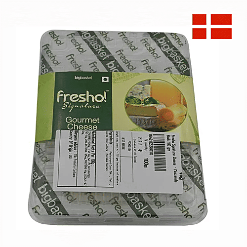 Fresho Signature Cheese - Mozzarella, Block, 100 g  
