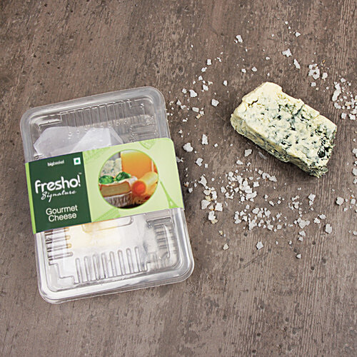Fresho Signature Cheese - Danish Blue Wheel, Block, 200 g  