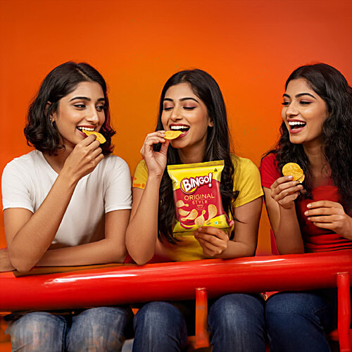 Bingo! Original Style Chilli Sprinkled Potato Chips, 43 g  