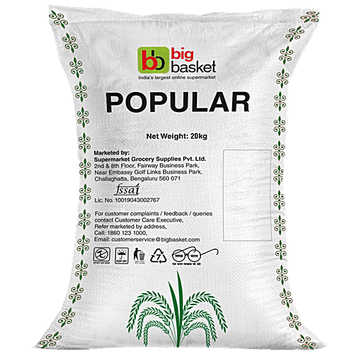 bb Popular Gobind Bhog Rice/Chawal/Chall, 20 kg  