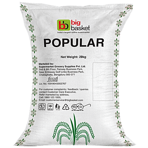 bb Popular Rice/Chawal/Chall - Ratna, 20 kg  
