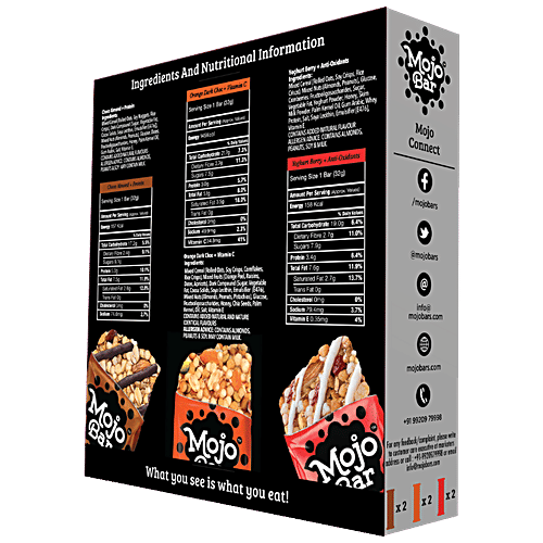Buy Mojo Bar Healthy Snack Variety Pack 210 Gm Online At Best Price of