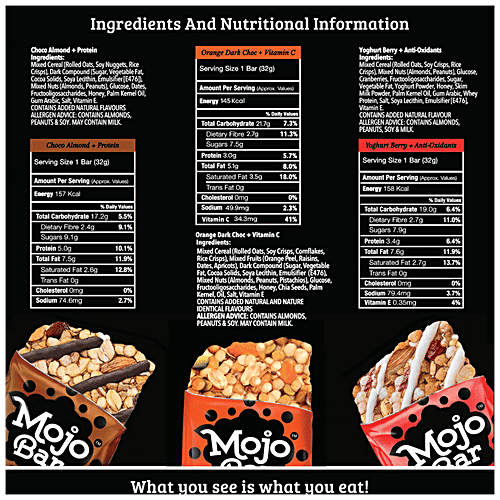 Buy Mojo Bar Healthy Snack Variety Pack 210 Gm Online At Best Price of