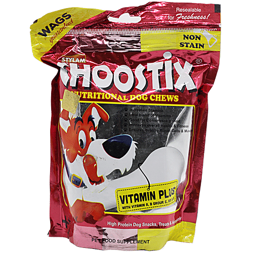 Choostix Vitamin Plus Nutritional Chews - For Dogs, -, 450 g  High Protein