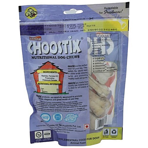 Buy Choostix Pet Food Pressed Bonez Mini 6 Pcs Online At Best Price