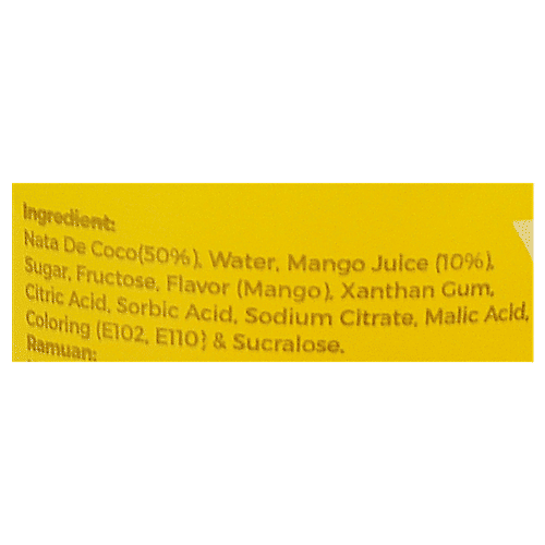 Dolphin  Juice Drink With Nata De Coco - Mango, 270 ml  