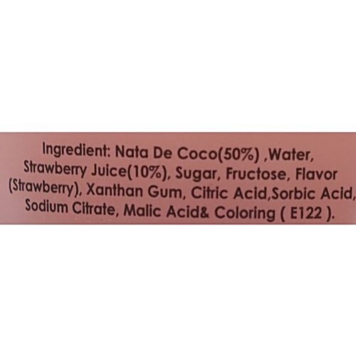 Dolphin  Juice Drink With Nata De Coco - Strawberry, 270 ml  