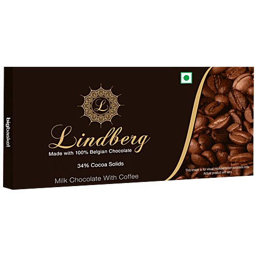 Lindberg Coffee - Pure Belgian Milk Chocolate, 50 g  