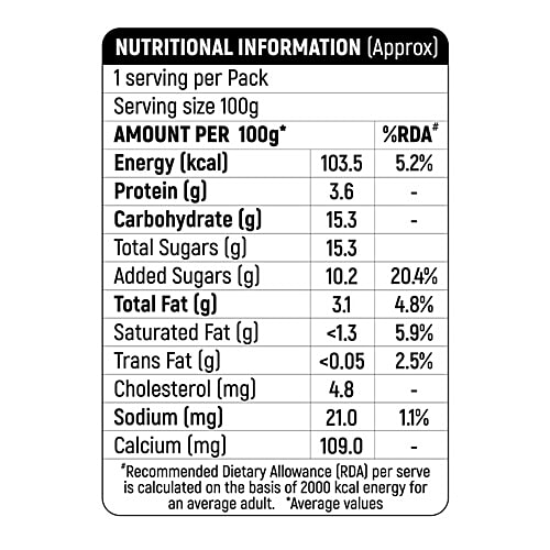 Milky Mist Fruit Yoghurt - Blueberry, 100 g  