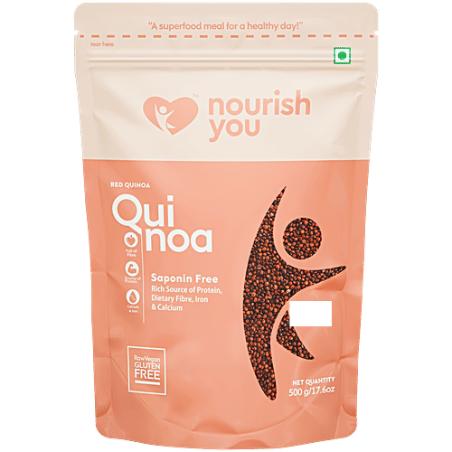 Nourish you Red Quinoa - Gluten Free, 500 g  Weight Loss diet food