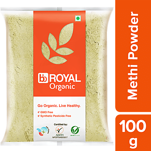 bb Royal Organic - Methi/Fenugreek Powder, 100 g  