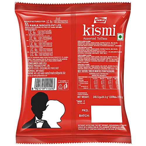 Buy Parle Toffee Kismi Elaichi 245.5 gm Online at Best Price. of Rs