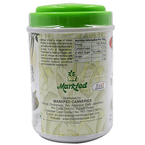 SOHNA Pickle - Green Chilli, 1 kg