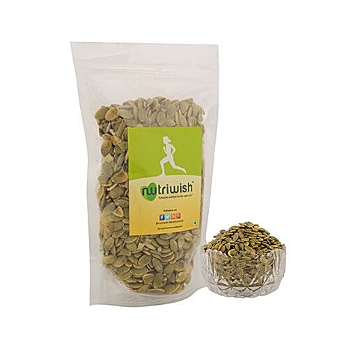 NUTRIWISH Pumpkin Seeds - Roasted & Salted, 200 g  