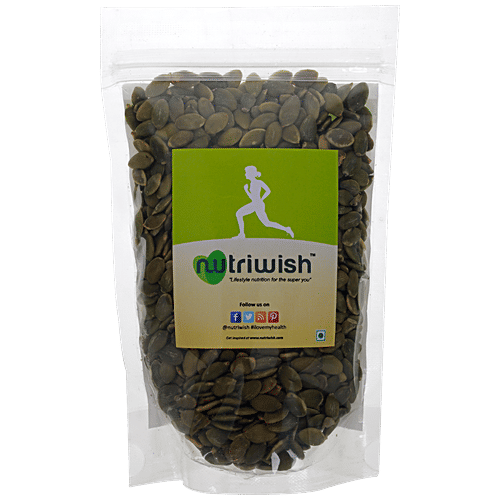 NUTRIWISH Pumpkin Seeds - Premium Raw, 200 g  