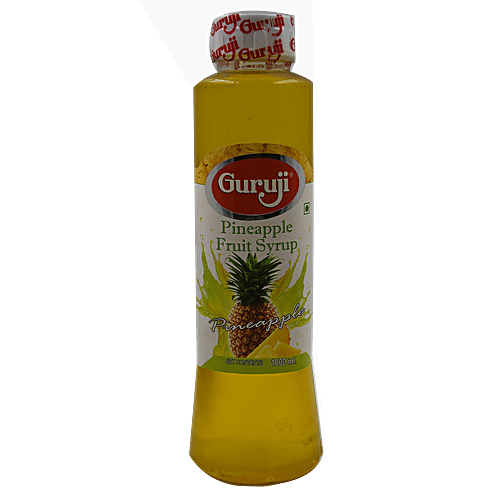 Guruji Syrup - Pineapple, 1 L