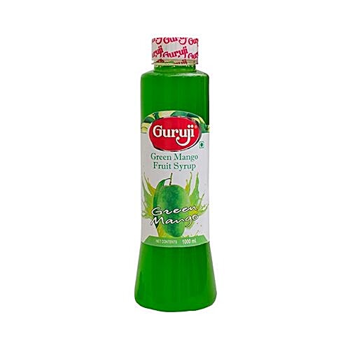Guruji  Syrup - Green Mango, 1 L  