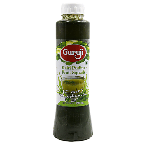 Guruji  Squash - Kairi Pudina, 1 L  