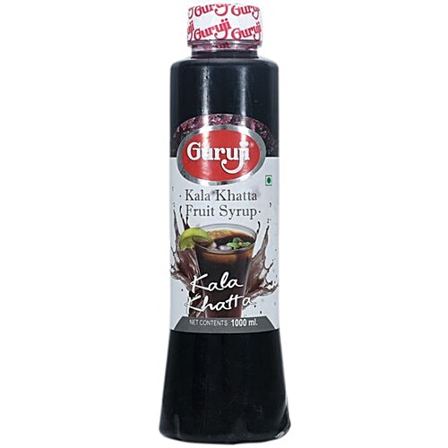 Guruji Syrup - Kala Khatta, 1 L